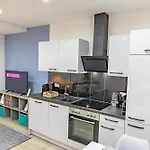 Hannibal - Design Studio-apartment Tulpe 9, Parkplatz, Kueche, Highspeed-wlan Apartamento