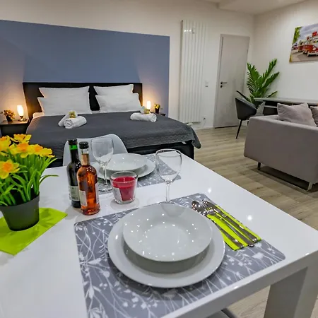 Hannibal - Design Studio-apartment Tulpe 9, Parkplatz, Kueche, Highspeed-wlan Apartmán *