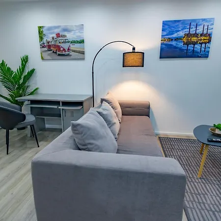 Apartamento Hannibal - Design Studio-apartment Tulpe 9, Parkplatz, Kueche, Highspeed-wlan *
