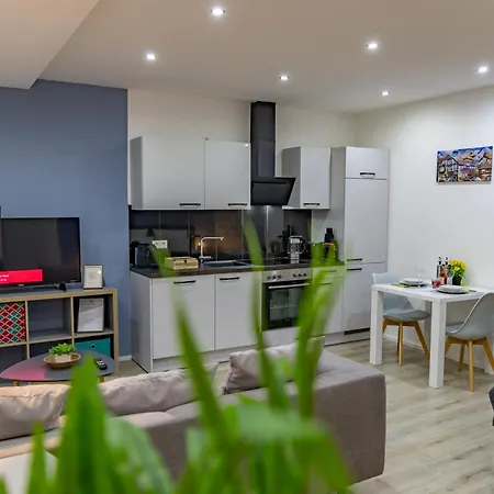 Hannibal - Design Studio-apartment Tulpe 9, Parkplatz, Kueche, Highspeed-wlan 아파트