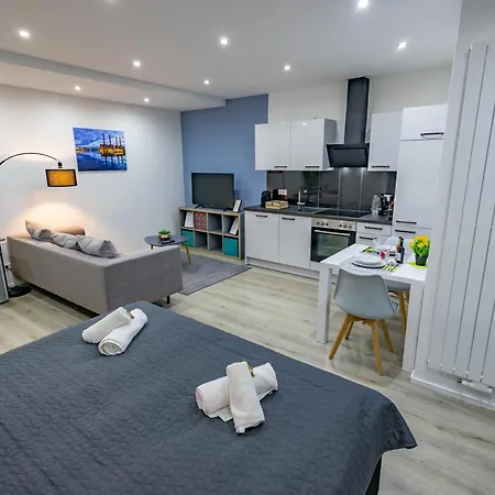 Hannibal - Design Studio-apartment Tulpe 9, Parkplatz, Kueche, Highspeed-wlan Apartmán *