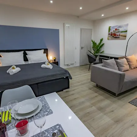 Hannibal - Design Studio-apartment Tulpe 9, Parkplatz, Kueche, Highspeed-wlan 아파트 볼프스부르크