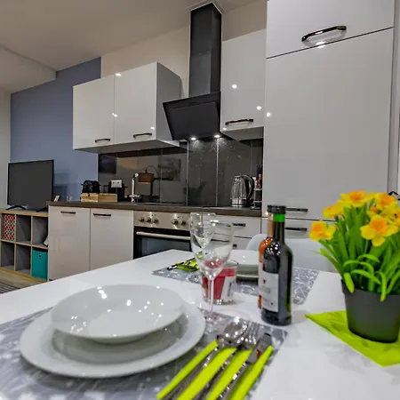 Hannibal - Design Studio-apartment Tulpe 9, Parkplatz, Kueche, Highspeed-wlan 아파트