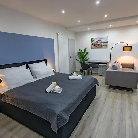 아파트 Hannibal - Design Studio-apartment Tulpe 9, Parkplatz, Kueche, Highspeed-wlan