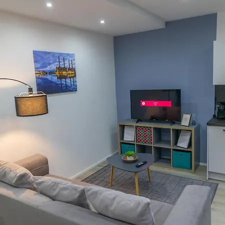 Apartmán Hannibal - Design Studio-apartment Tulpe 9, Parkplatz, Kueche, Highspeed-wlan *