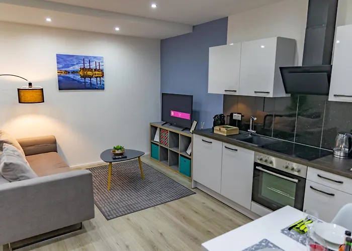 דירה Hannibal - Design Studio-apartment Tulpe 9, Parkplatz, Kueche, Highspeed-wlan וולפסבורג