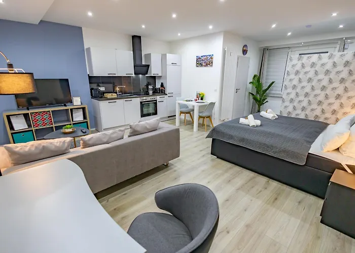 Hannibal - Design Studio-apartment Tulpe 9, Parkplatz, Kueche, Highspeed-wlan דירה וולפסבורג