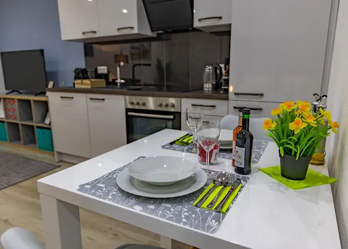 דירה Hannibal - Design Studio-apartment Tulpe 9, Parkplatz, Kueche, Highspeed-wlan