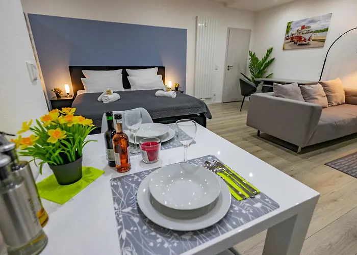 Hannibal - Design Studio-apartment Tulpe 9, Parkplatz, Kueche, Highspeed-wlan דירה *