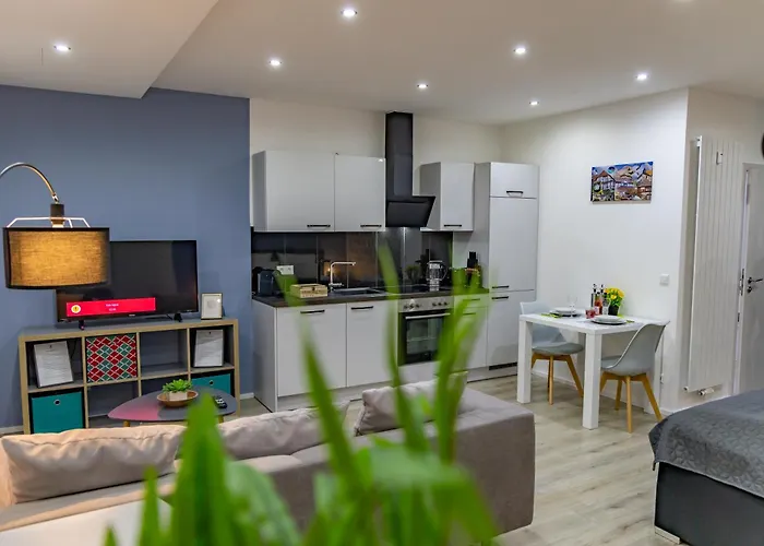 Hannibal - Design Studio-apartment Tulpe 9, Parkplatz, Kueche, Highspeed-wlan דירה