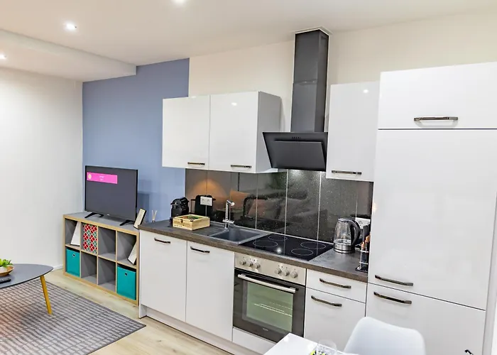 Hannibal - Design Studio-apartment Tulpe 9, Parkplatz, Kueche, Highspeed-wlan דירה