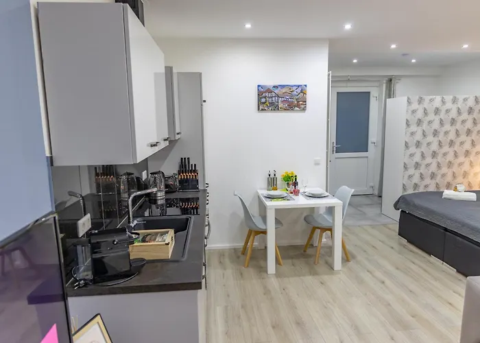 דירה Hannibal - Design Studio-apartment Tulpe 9, Parkplatz, Kueche, Highspeed-wlan *