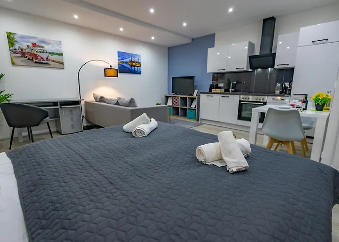 Hannibal - Design Studio-apartment Tulpe 9, Parkplatz, Kueche, Highspeed-wlan וולפסבורג