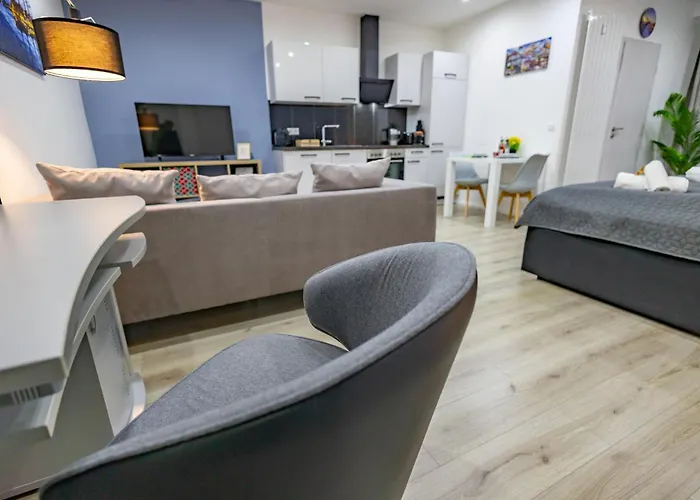 Hannibal - Design Studio-apartment Tulpe 9, Parkplatz, Kueche, Highspeed-wlan וולפסבורג