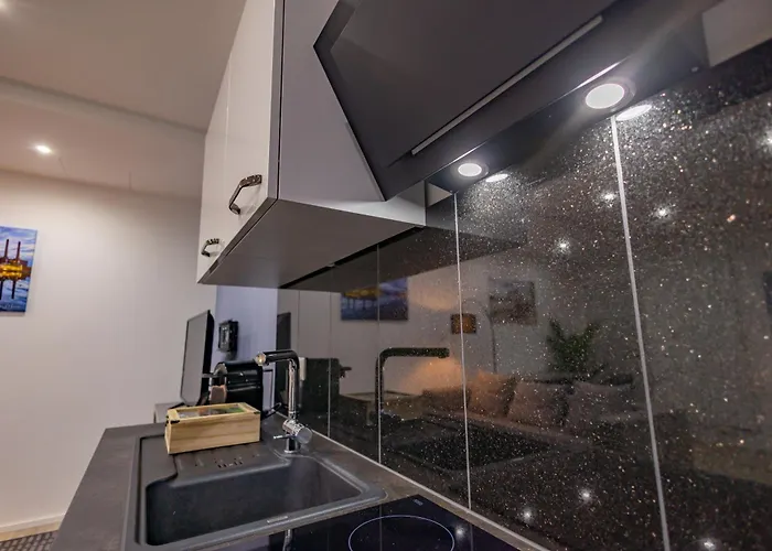 Hannibal - Design Studio-apartment Tulpe 9, Parkplatz, Kueche, Highspeed-wlan וולפסבורג