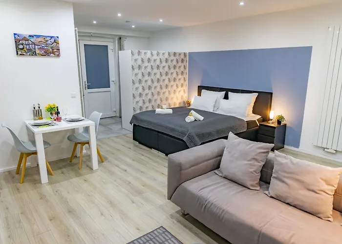 דירה Hannibal - Design Studio-apartment Tulpe 9, Parkplatz, Kueche, Highspeed-wlan *