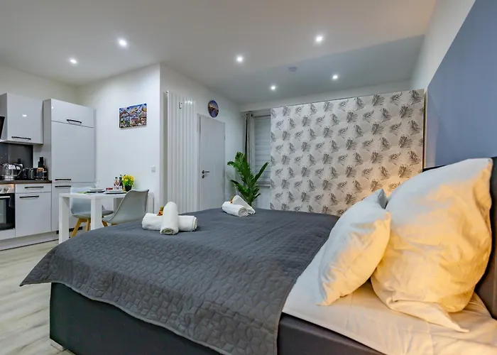 דירה Hannibal - Design Studio-apartment Tulpe 9, Parkplatz, Kueche, Highspeed-wlan