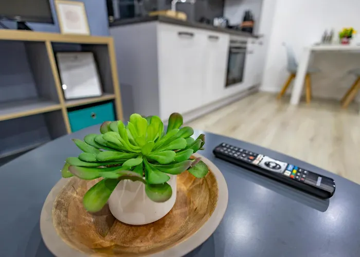 דירה Hannibal - Design Studio-apartment Tulpe 9, Parkplatz, Kueche, Highspeed-wlan וולפסבורג