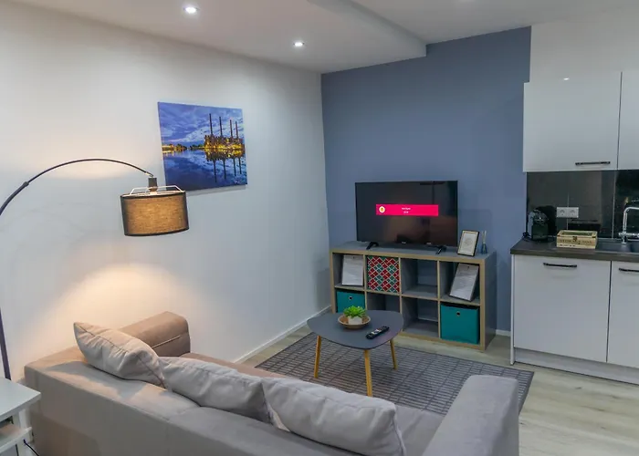 דירה Hannibal - Design Studio-apartment Tulpe 9, Parkplatz, Kueche, Highspeed-wlan *