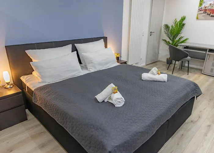 Hannibal - Design Studio-apartment Tulpe 9, Parkplatz, Kueche, Highspeed-wlan * וולפסבורג